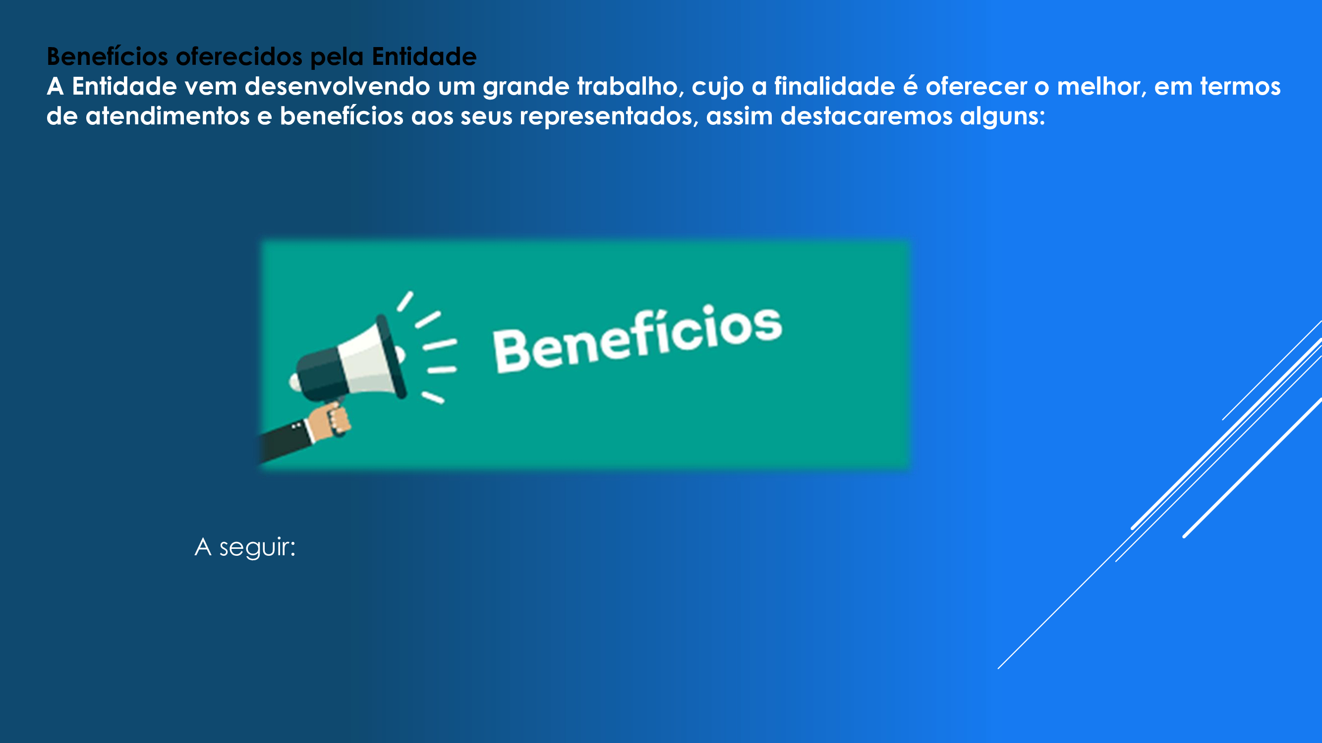 Beneficios Negociados Pela Entidade